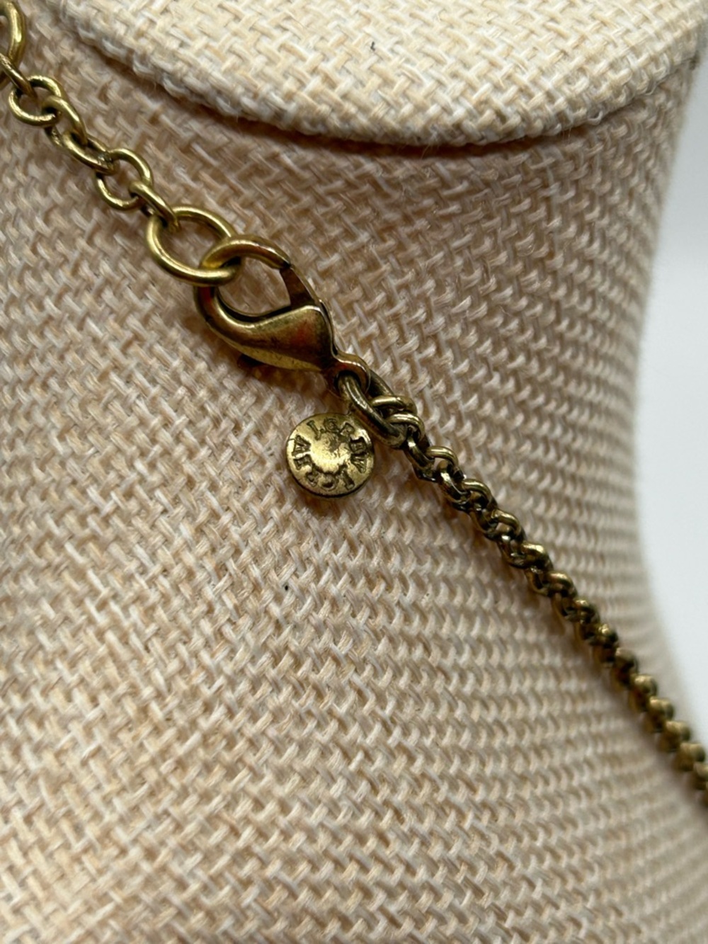 J. Crew Gold Chain Necklace with Silver Spike Accents - Picture 4 of 6